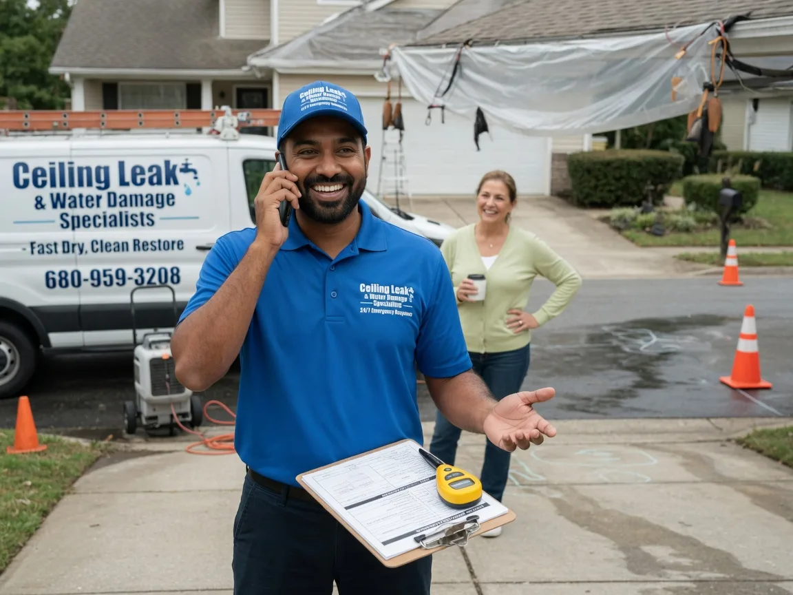 Ceiling Leak Cleanup Cumberland Furnace, TN FAQs